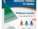 Lançamento Vassoura Plástica 14 Dentes